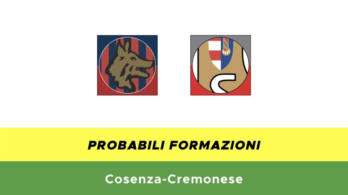 cosenza-cremonese probabili formazioni