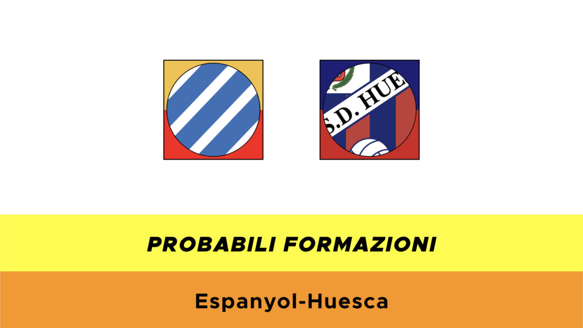 Espanyol-Huesca probabili formazioni