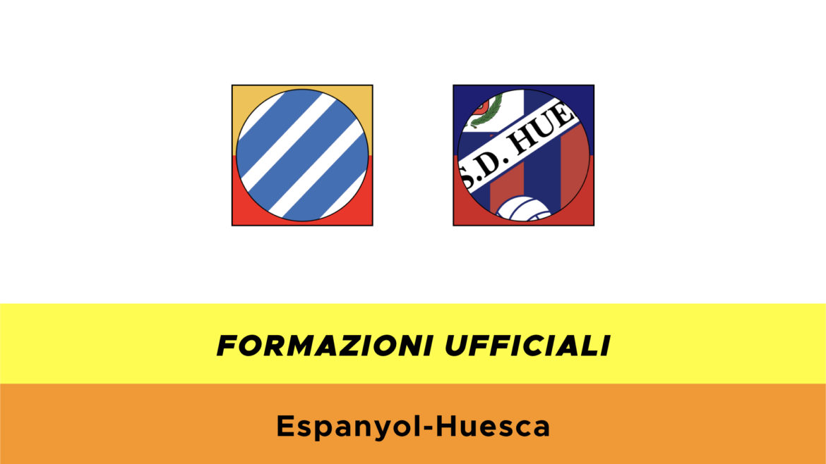 Espanyol-Huesca formazioni ufficiali