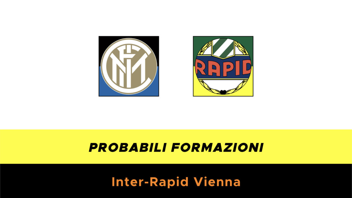 Inter-Rapid Vienna probabili formazioni