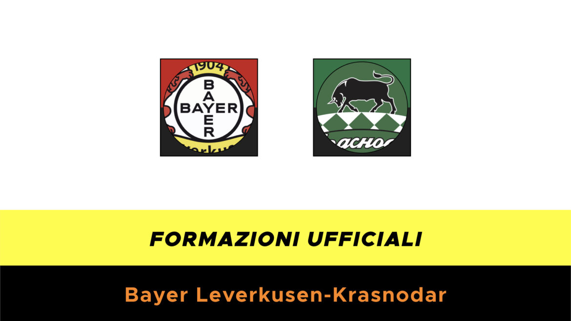 Leverkusen-Krasnodar formazioni ufficiali