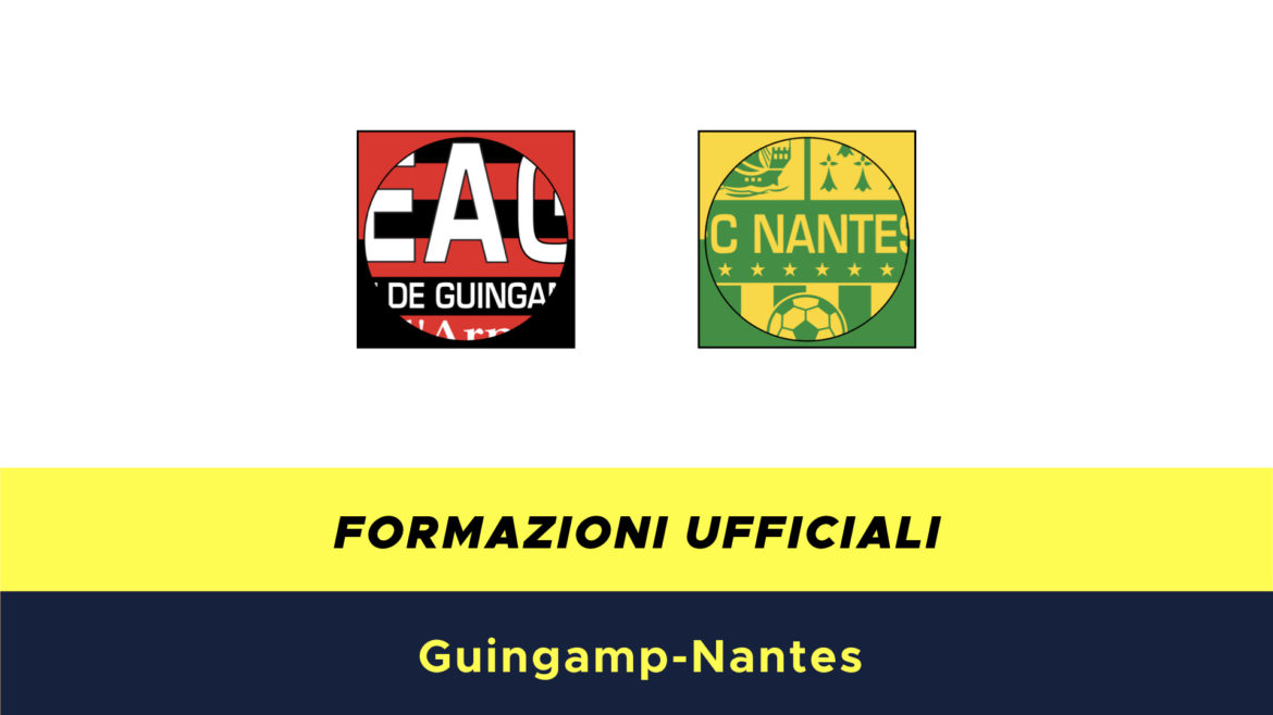 Giungamp-Nantes formazioni ufficiali