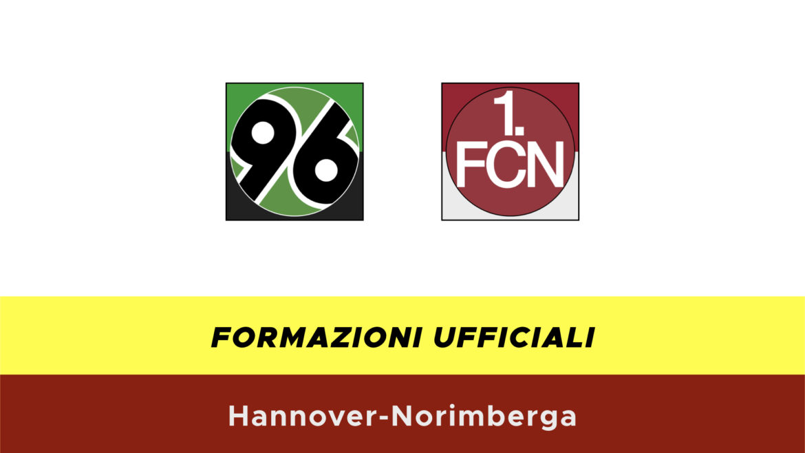 Hannover-Norimberga formazioni ufficiali