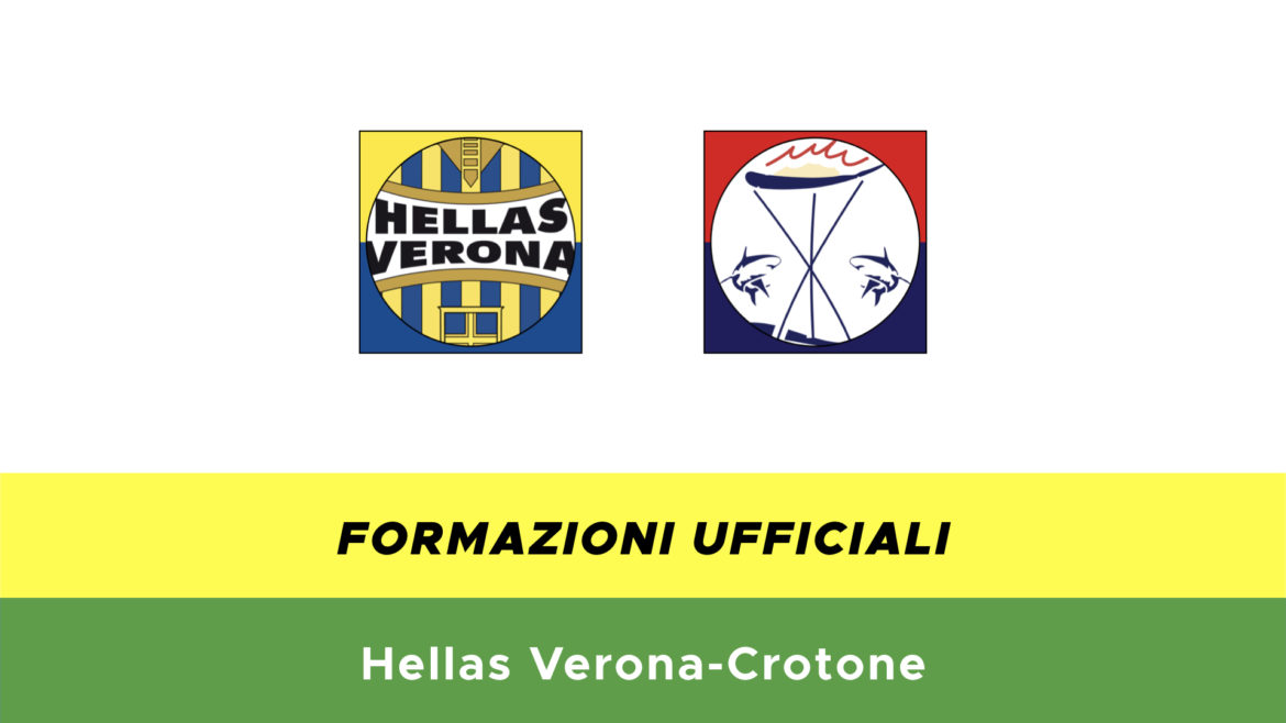 Verona-Crotone formazioni ufficiali