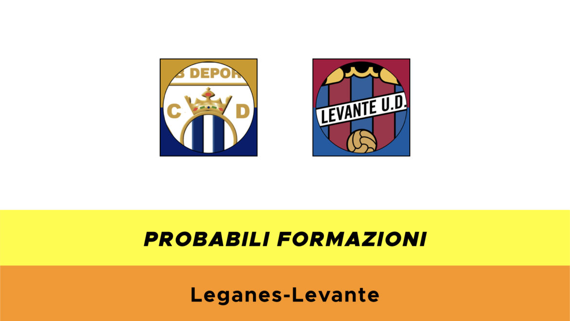 Leganés-Levante probabili formazioni