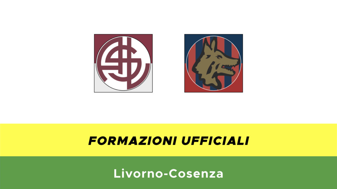 Livorno-Cosenza formazioni ufficiali