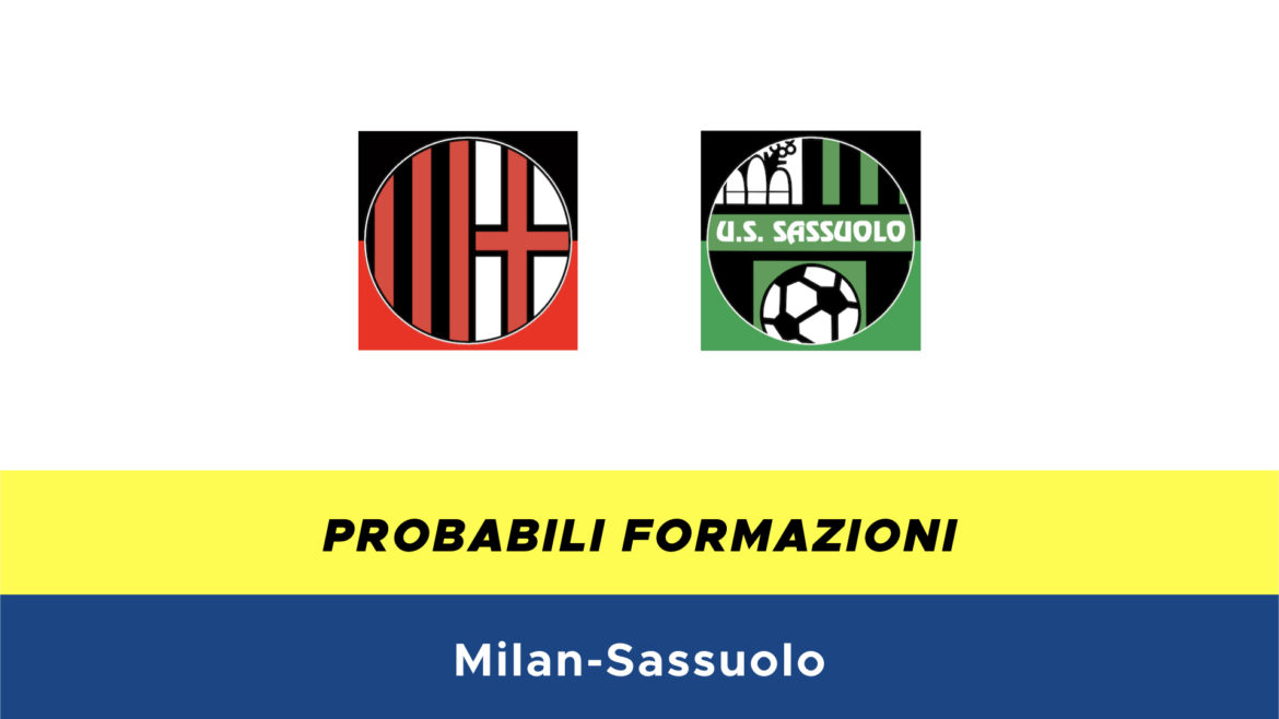 milan-sassuolo probabili formazioni