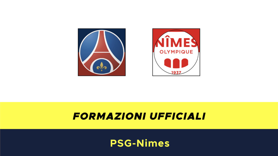 PSG-Nimes formazioni ufficiali