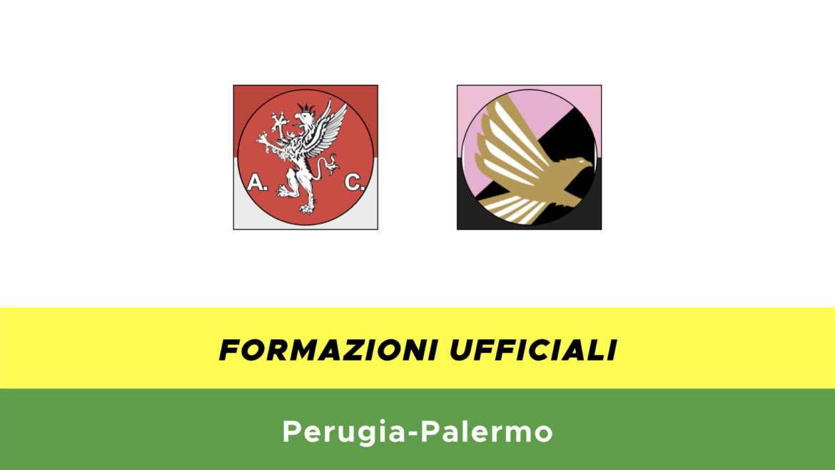 Perugia-Palermo formazioni ufficiali