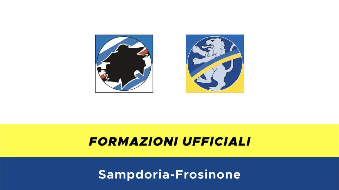 Sampdoria-Frosinone formazioni ufficiali