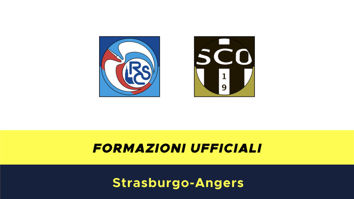 Strasburgo-Angers formazioni ufficiali
