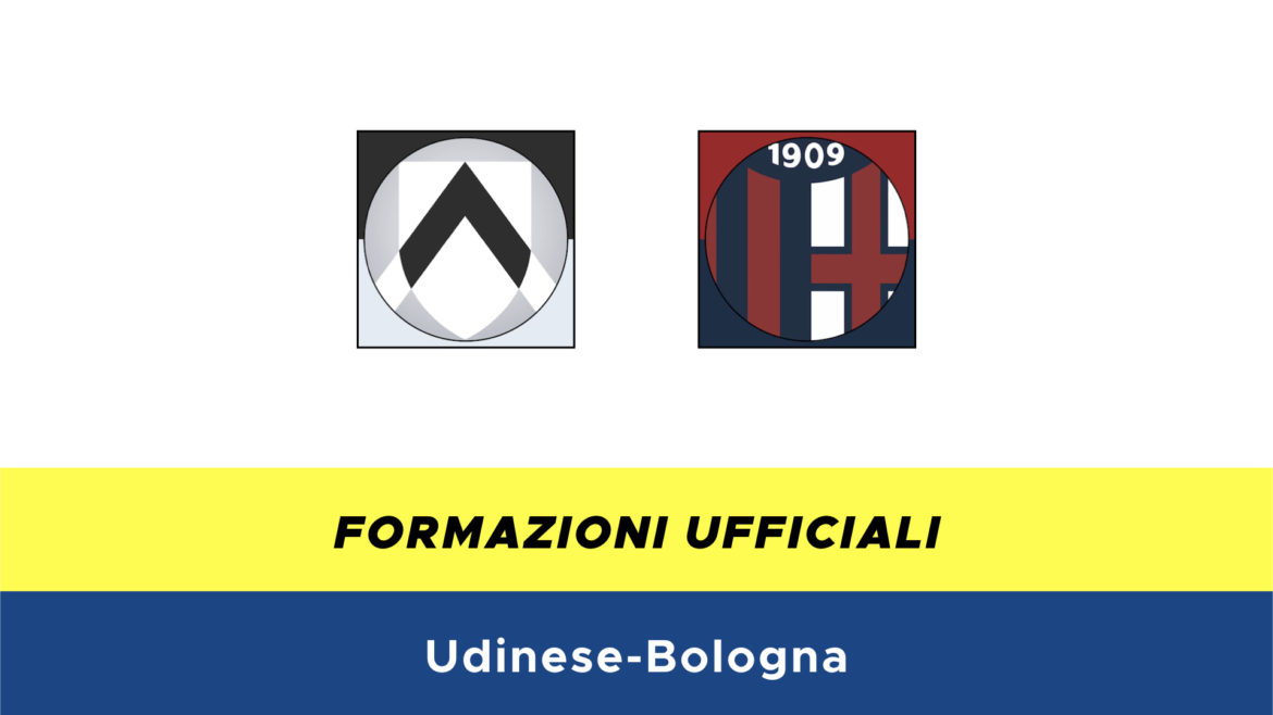 Udinese-Bologna formazioni ufficiali