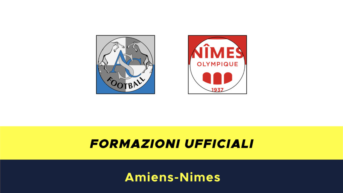 Amiens-Nimes formazioni ufficiali