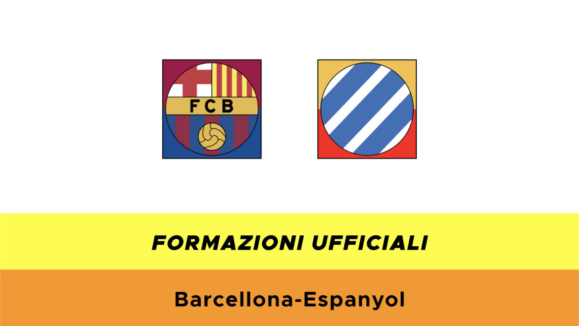 Barcellona-Espanyol formazioni ufficiali