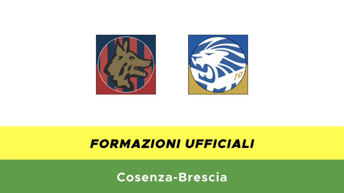 Cosenza-Brescia formazioni ufficiali