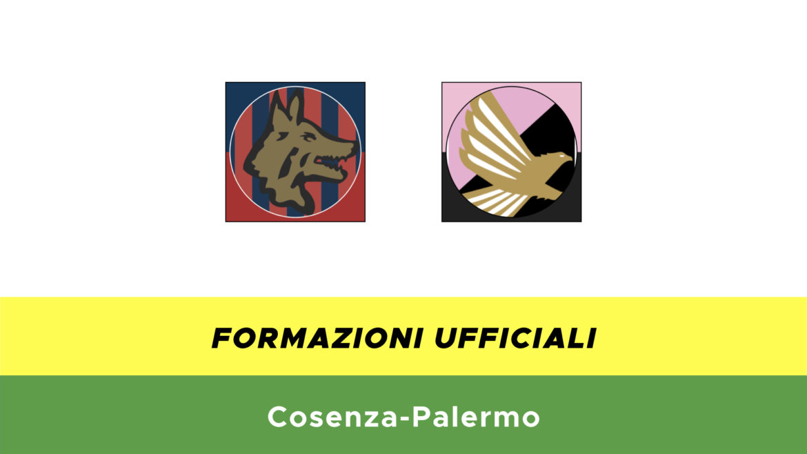 Cosenza-Palermo formazioni ufficiali