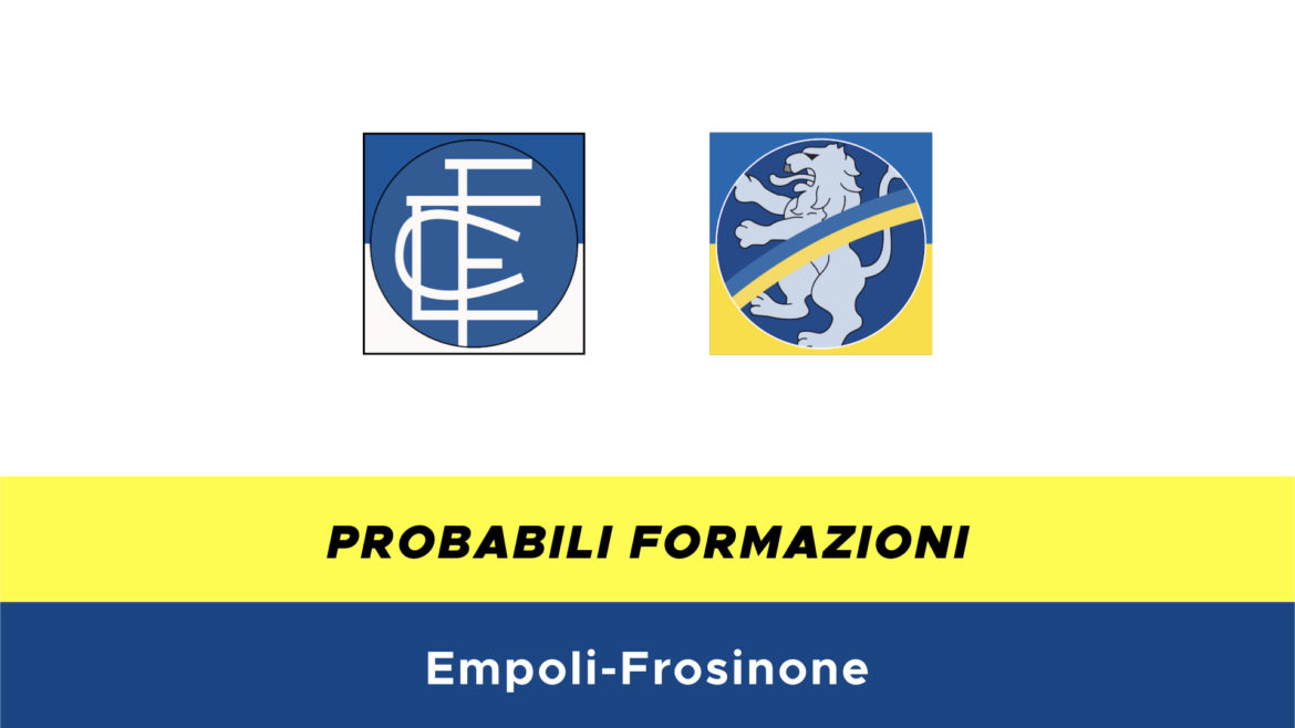 empoli-frosinone probabili formazioni