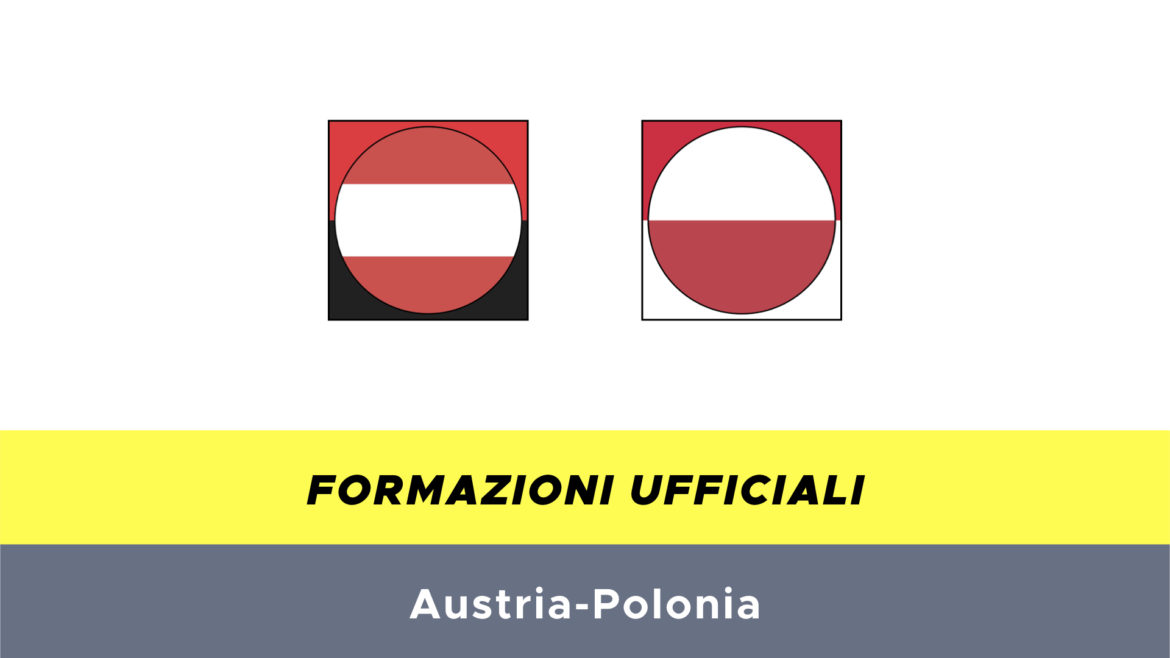 Austria-Polonia probabili formazioni