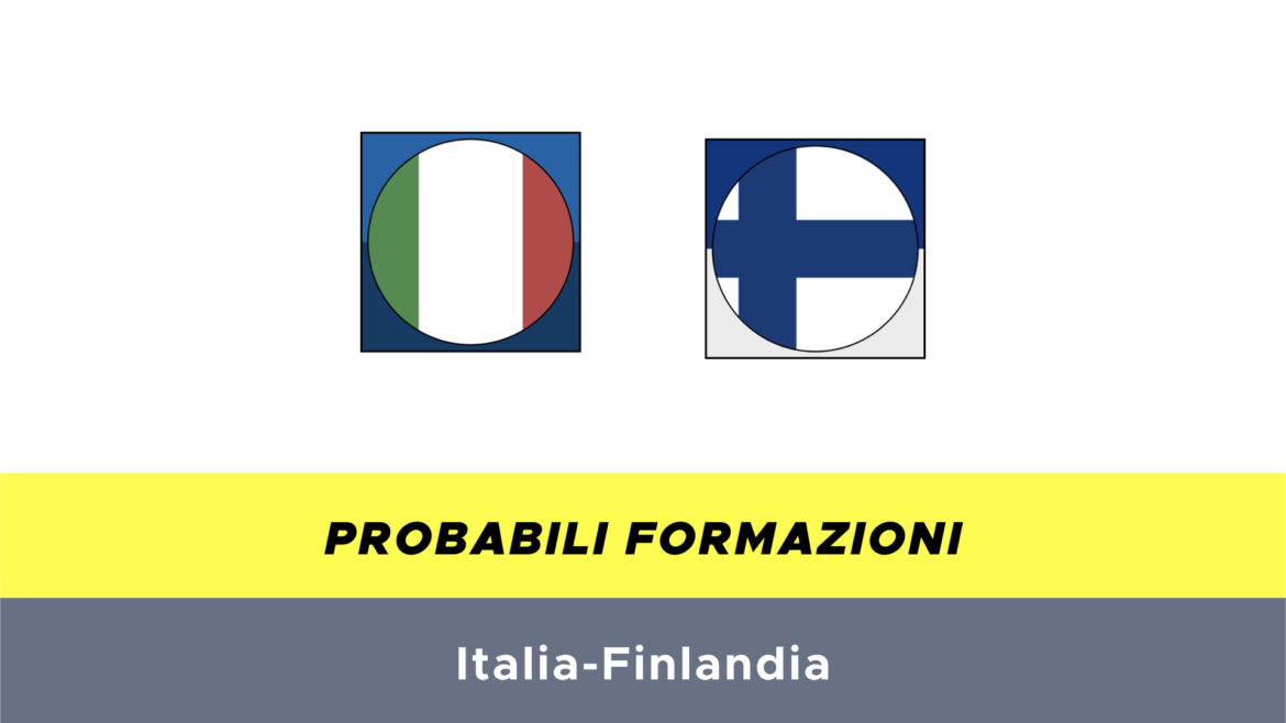 italia-finlandia probabili formazioni