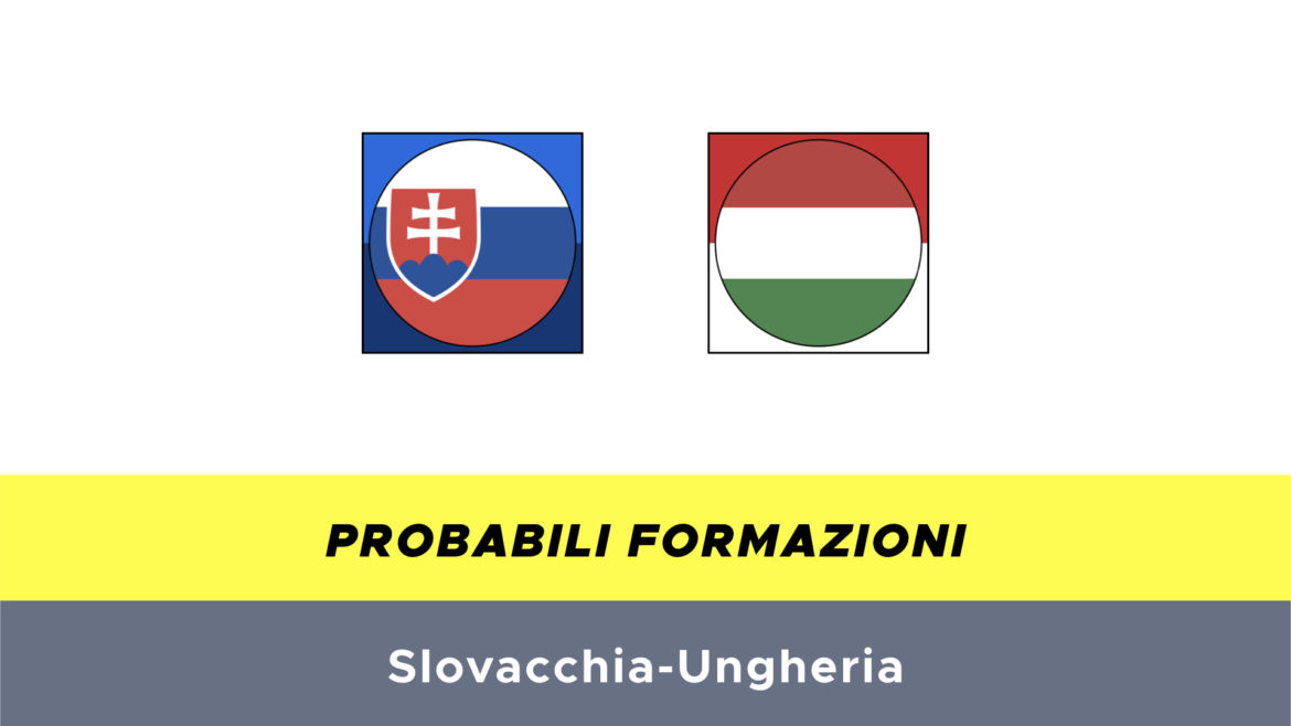 Slovacchia-Ungheria probabili formazioni