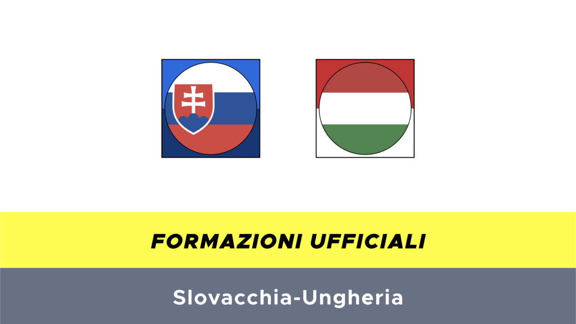 Slovacchia-Ungheria formazioni ufficiali