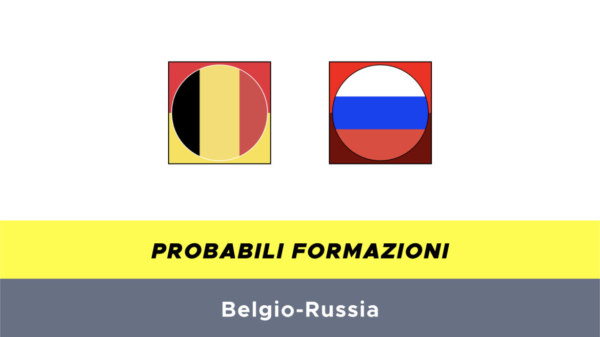 Belgio-Russia probabili formazioni
