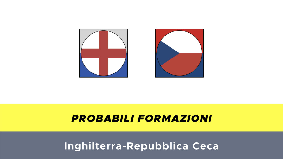Inghilterra-Repubblica Ceca probabili formazioni