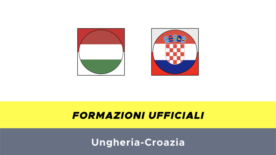 Ungheria-Croazia formazioni ufficiali