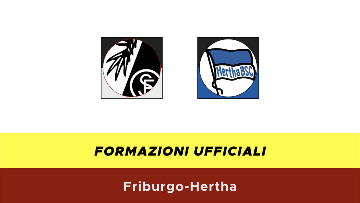 Friburgo-Herta formazioni ufficiali