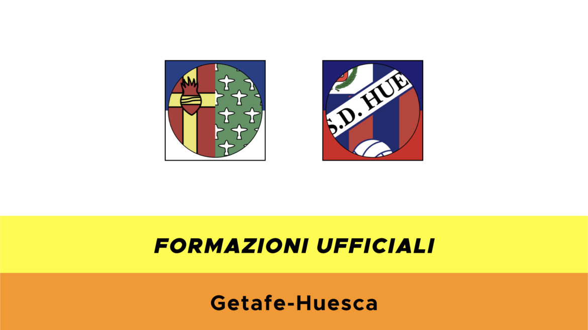Getafe-Huesca formazioni ufficiali