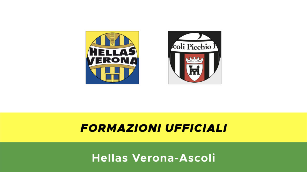 Verona-Ascoli formazioni ufficiali