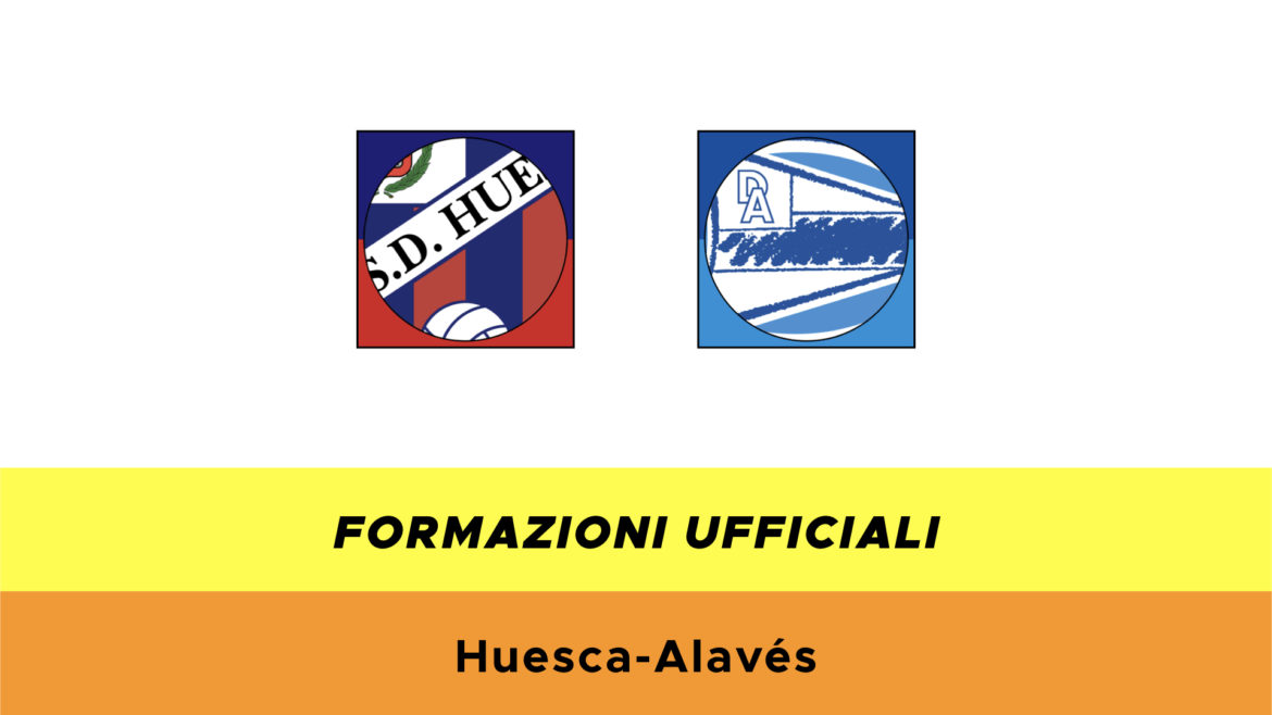 Huesca-Alavès formazioni ufficiali