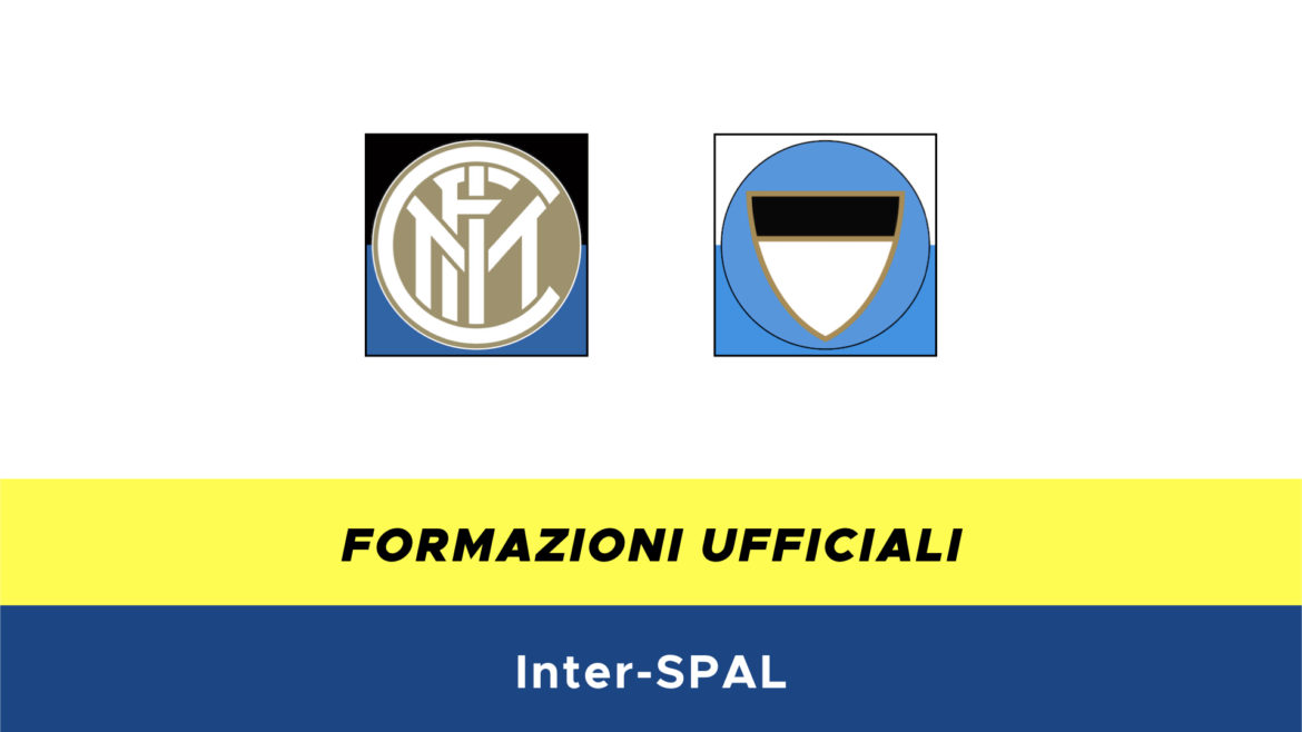 Inter-Spal formazioni ufficiali