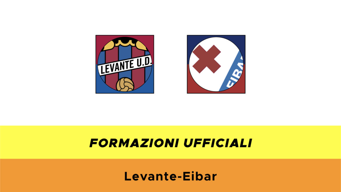 Levante-Eibar formazioni ufficiali
