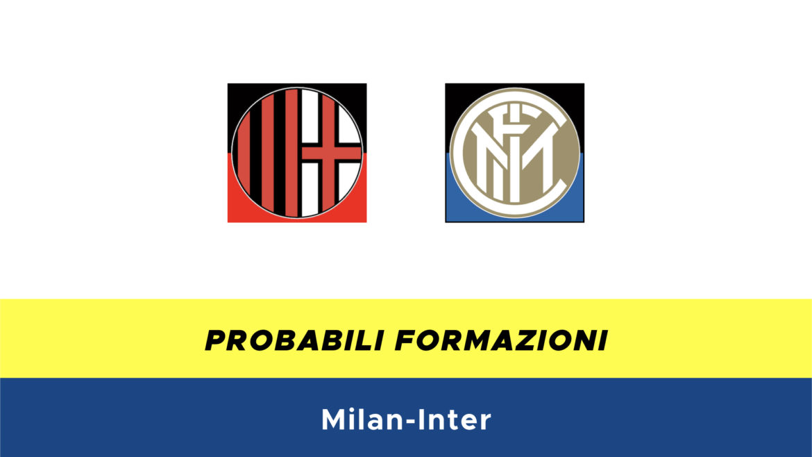 milan-inter probabili formazioni