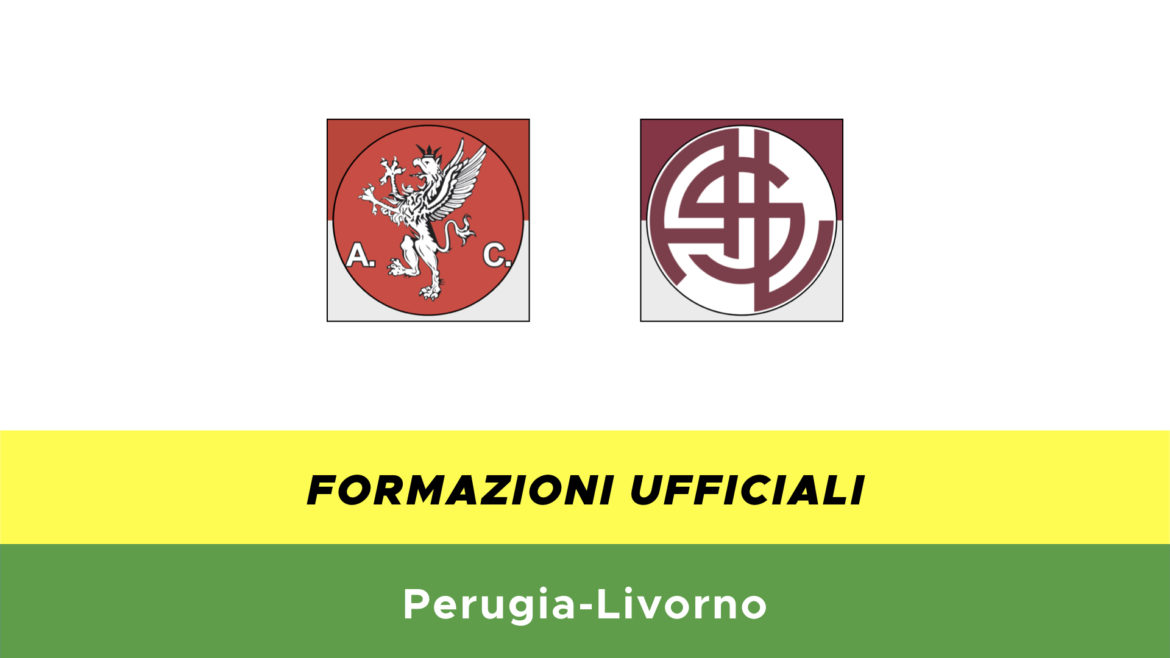 Perugia-Livorno formazioni ufficiali