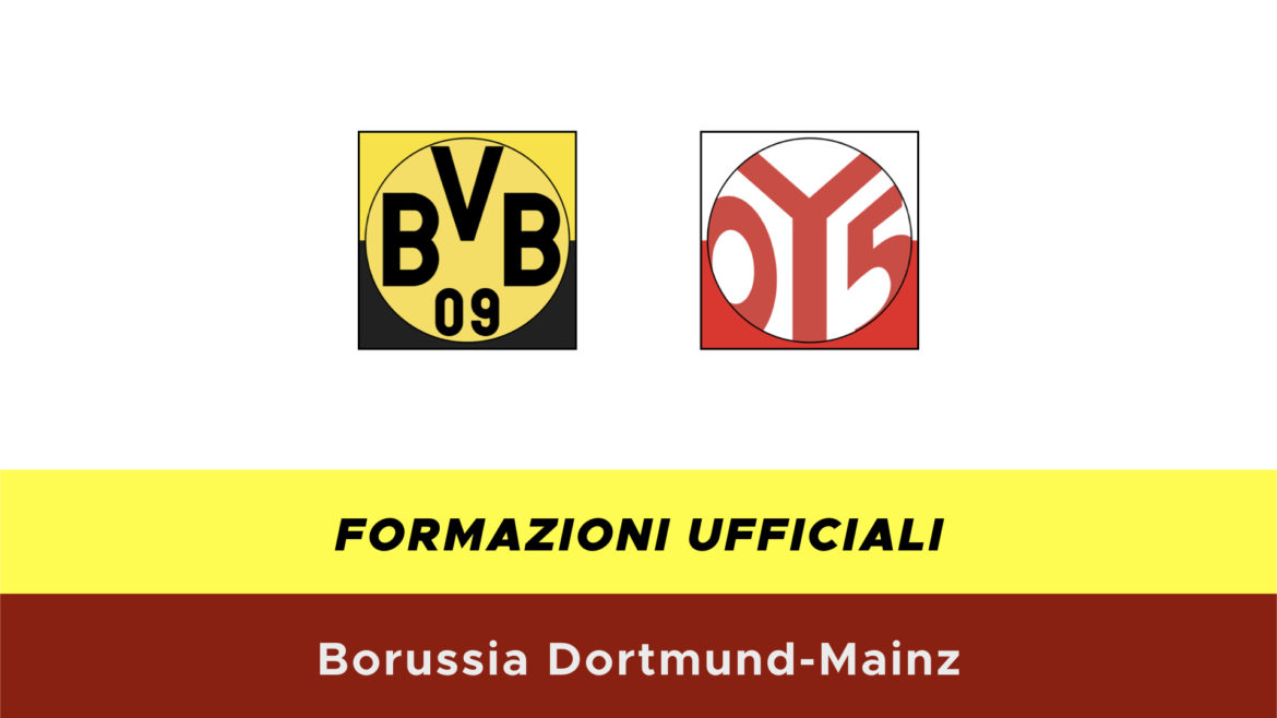 Borussia Dortmund-Mainz formazioni ufficiali