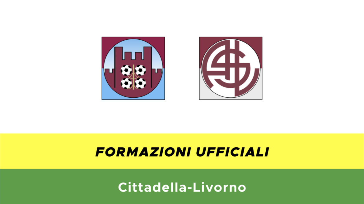 Cittadella-Livorno formazioni ufficiali