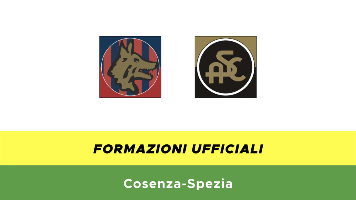 Cosenza-Spezia formazioni ufficiali