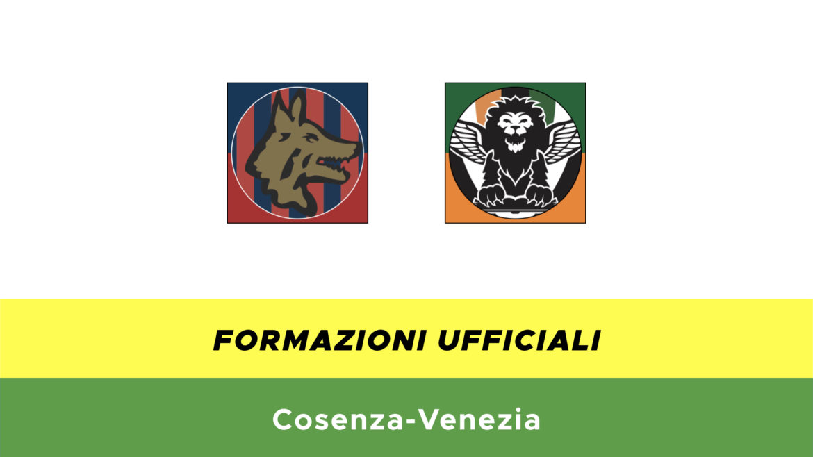 Cosenza-Venezia formazioni ufficiali