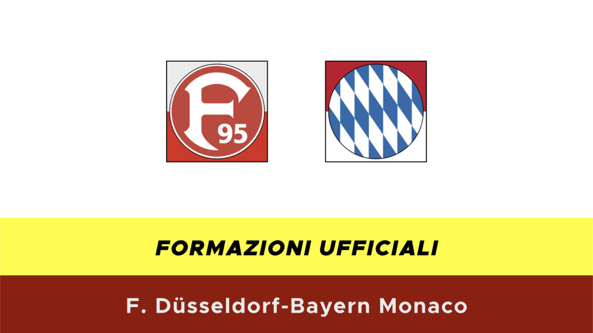 Fortuna Dusseldorf-Bayern Monaco formazioni ufficiali