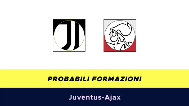 Juventus-Ajax probabili formazioni
