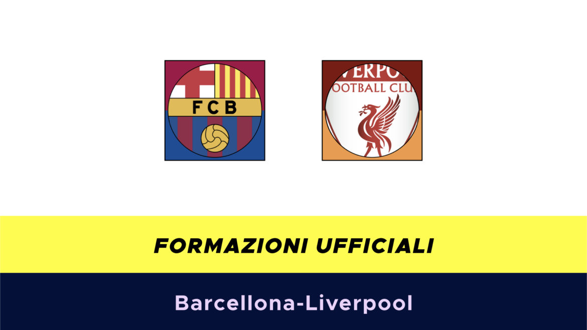 Barcellona-Liverpool formazioni ufficiali