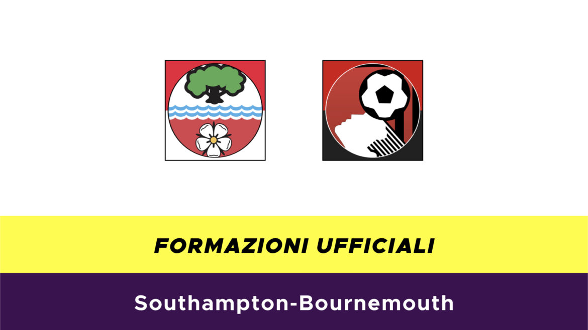Southampton-Bournemouth formazioni ufficiali