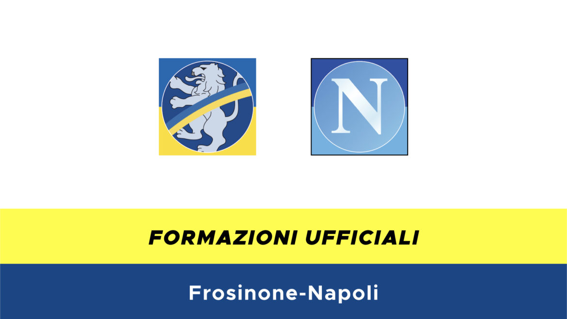 Frosinone-Napoli formazioni ufficiali