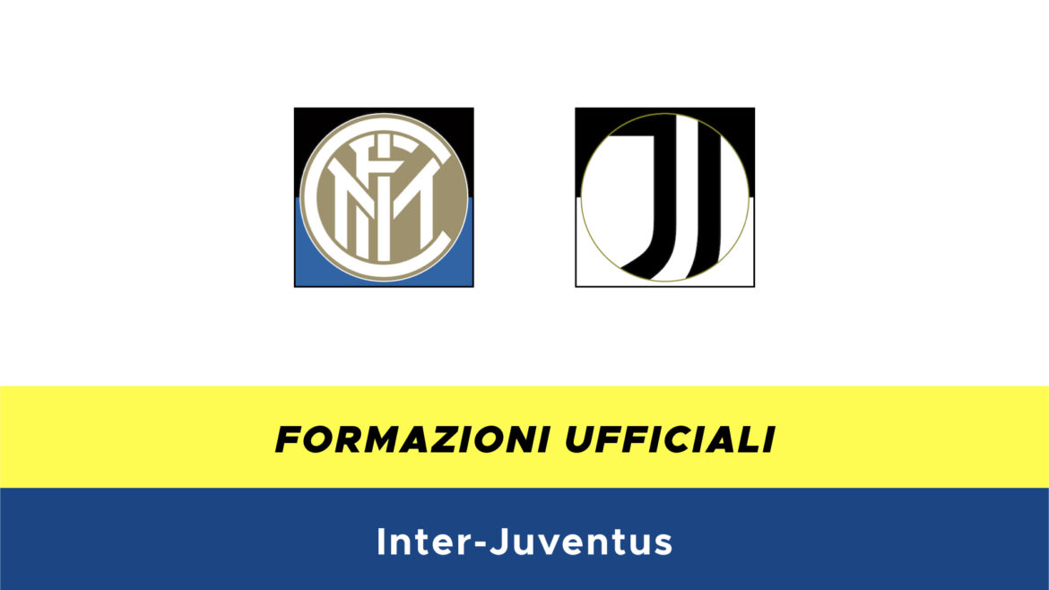 Inter-Juventus formazioni ufficiali