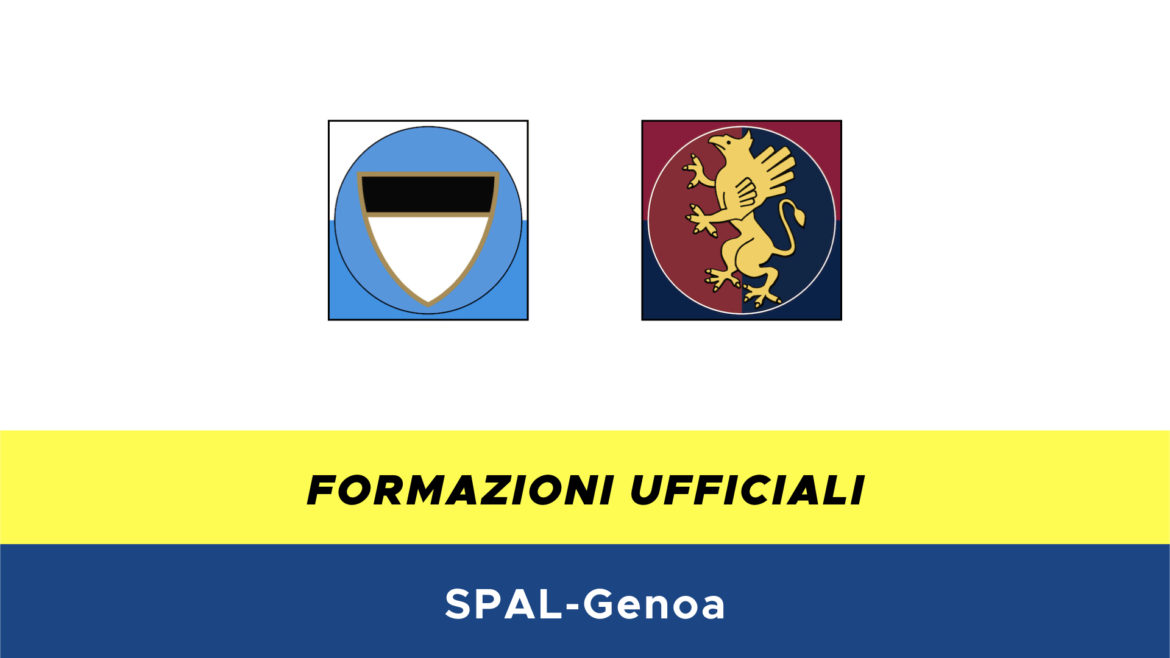 SPAL-Genoa formazioni ufficiali