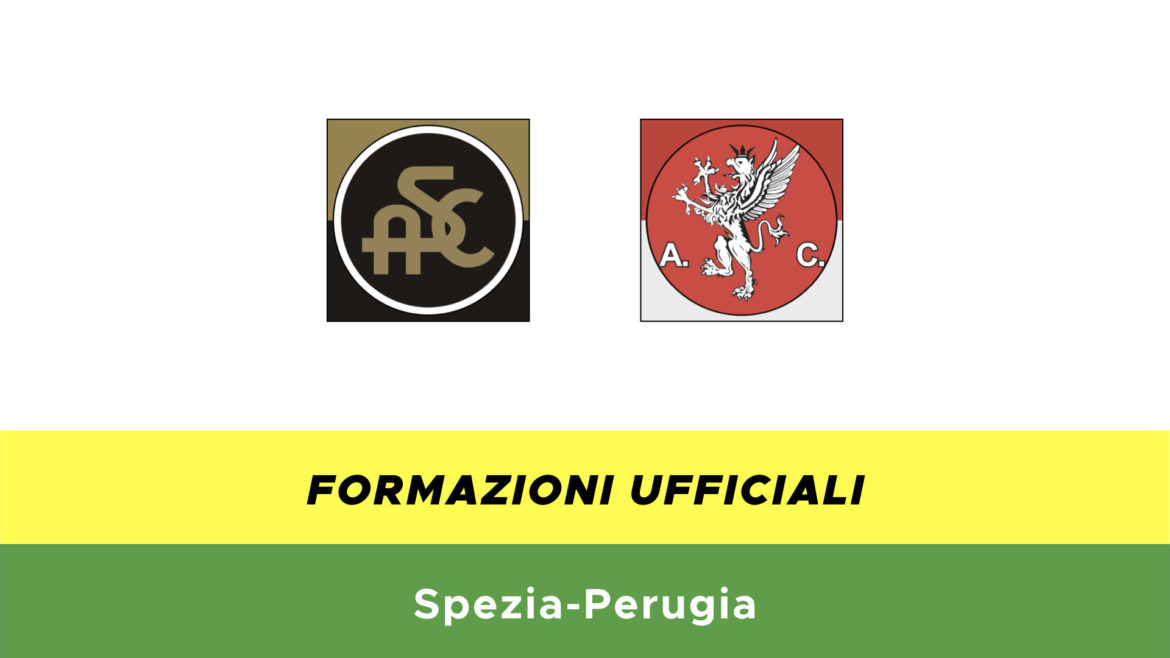 Spezia-Perugia formazioni ufficiali