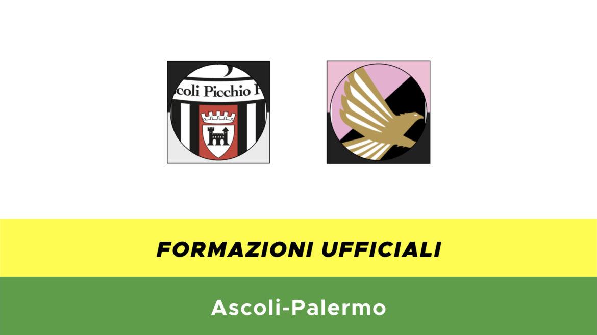 Ascoli-Palermo formazioni ufficiali