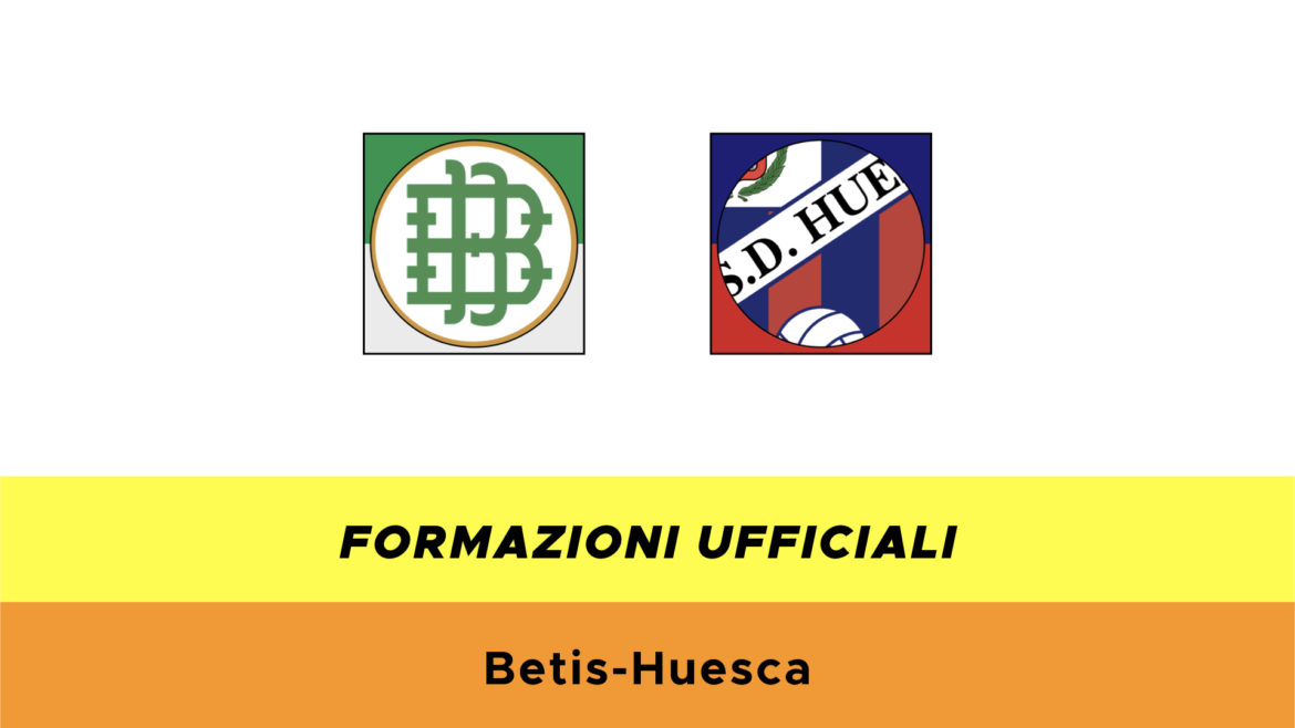 Betis-Huesca formazioni ufficiali